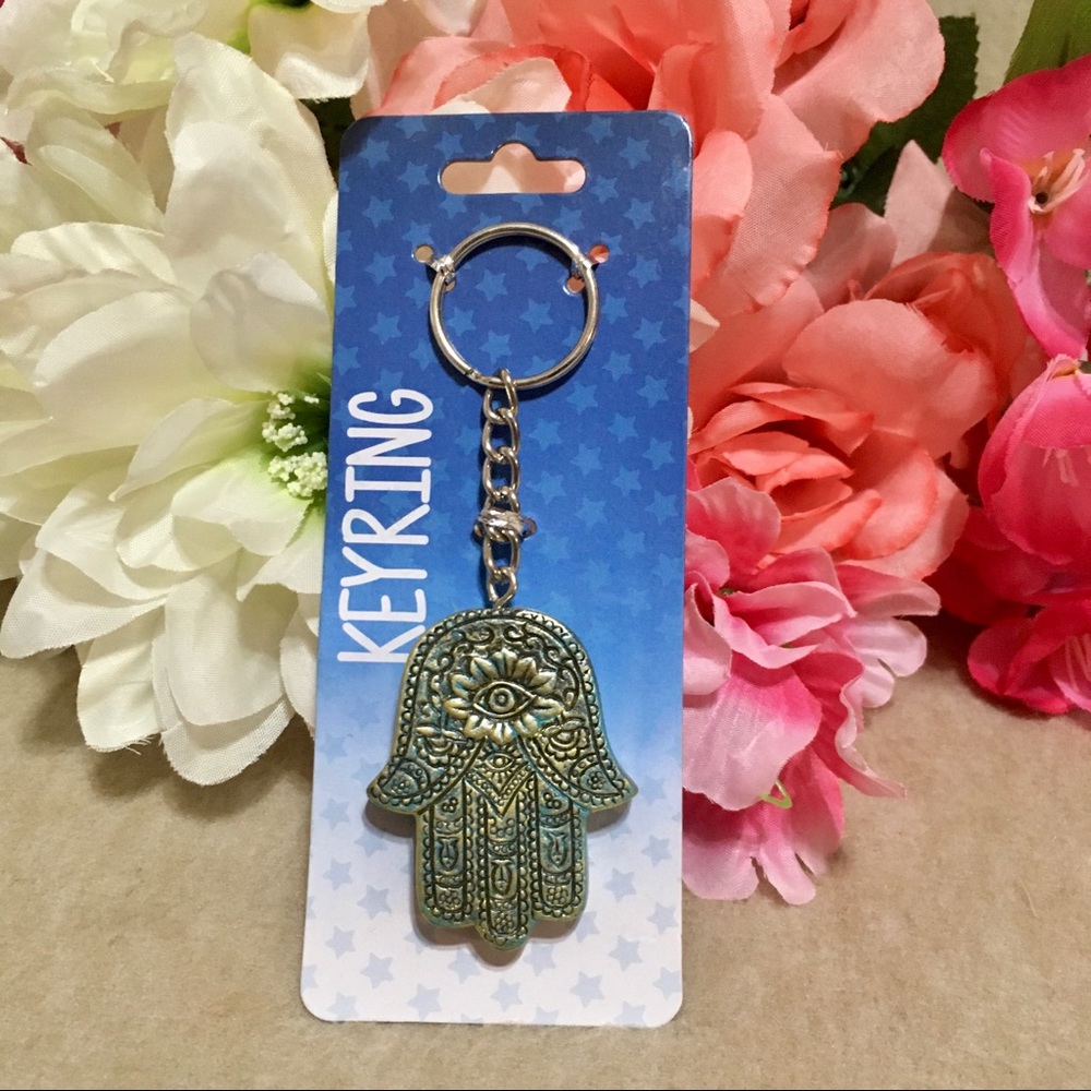 BOGO Hamsa Hand Keychain